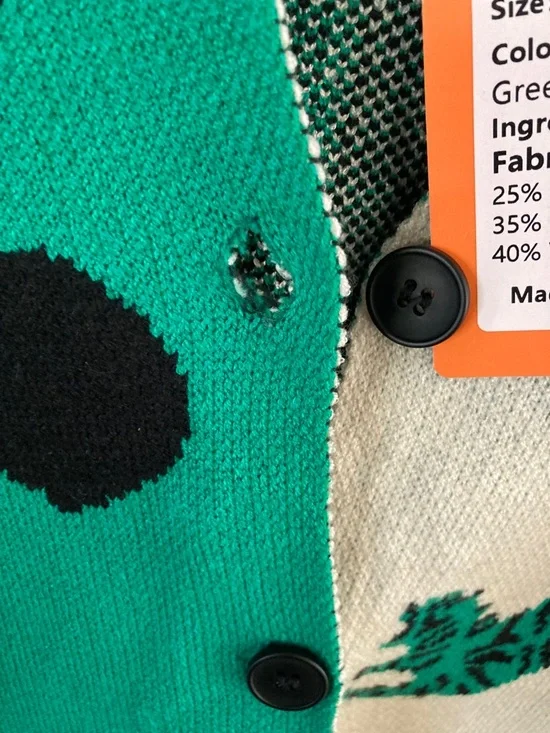 Derax Sweater Tiger Print NWT - Picture 7 of 8